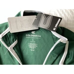 Colosseum Portland State PS Men's L 1/4 Zip Green Pullover‎ Long Sleeve Athletic